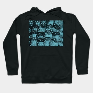 HEXAGONS and BLUE DOTS ... CHAOS or ORDER Hoodie